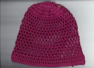 Netzmuster Beanie Mütze